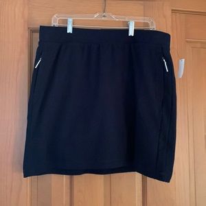 Talbots Women’s Golf Active Skort, NWT, 1X, Navy Blue